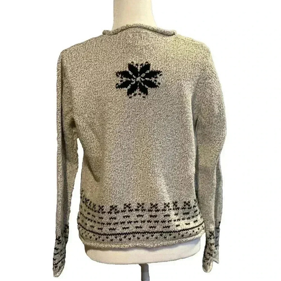 Vintage 2003 Christopher & Banks Sweater Hand Embroidered Womens Size Large - Picture 2 of 6